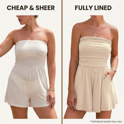 Strapless Summer Women's Romper